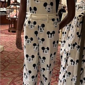 Mickey Mouse Print Women's overalls